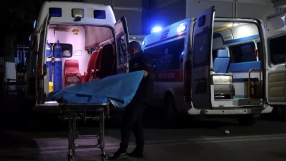 Çin'de restoran yangın