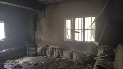 Mardin'de yangın: 1 ölü, 1 yaralı
