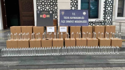 Kastamonu'da 2 şüpheli bin litre etil alkolle yakalandı