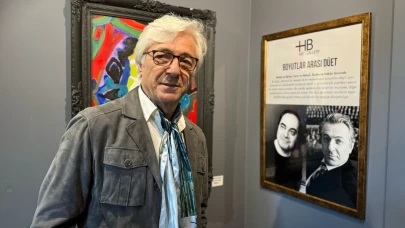 Ressam Arıkan ve heykeltıraş Ghahari'nin "Boyutlar Arası Düet" sergisi açıldı