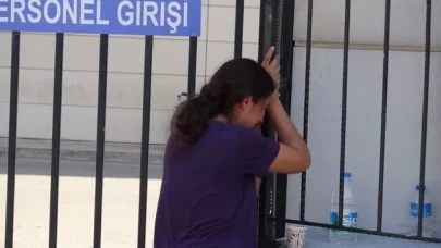 Gözyaşları içinde eşinin cansız bedenini teşhis için morga geldi