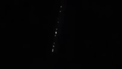 Starlink uyduları Yüksekova’da görüntülendi