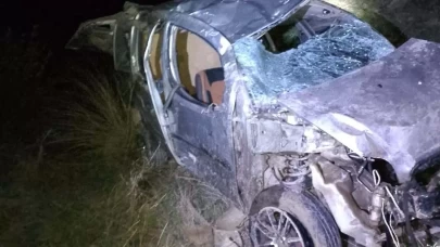 Kahramanmaraş'ta feci kaza: Kontrolden çıkan araç uçuruma yuvarlandı