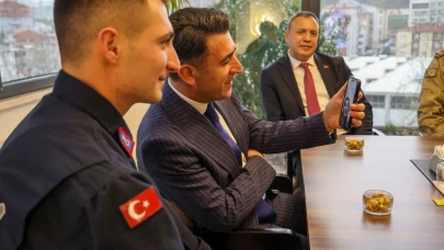 Bilecik'te vatani görevini yapan askere duygulandıran sürpriz