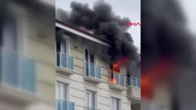 Ankara'da apartmanın 4'üncü katında çıkan yangında 5 kişi dumandan etkilendi