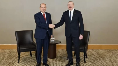 Azerbaycan Cumhurbaşkanı Aliyev ile KKTC Cumhurbaşkanı Tatar Antalya'da görüştü