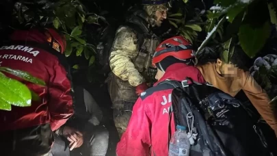 Yasa dışı yollarla Türkiye'ye giriş yapan 4 kişi ormanda bulundu