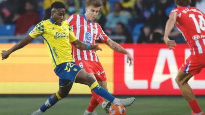 Las Palmas, Atletico Madrid’i son dakikada yıktı