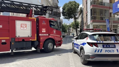 2 ayrı evde çıkan yangın sonucu hasar oluştu