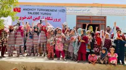 Andhoy Türkmenevi Yurdu'ndaki çocuklardan MHP Lideri Bahçeli'ye "geçmiş olsun" mesajı
