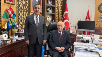 Önder Kahveci MHP Lideri Devlet Bahçeli'yi ziyaret etti
