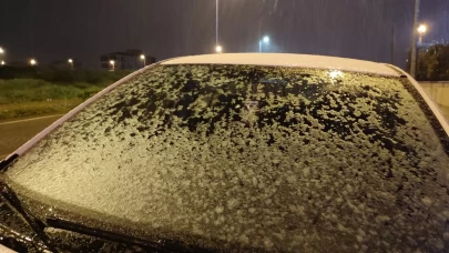 Keşan’da beklenen kar yağışı başladı