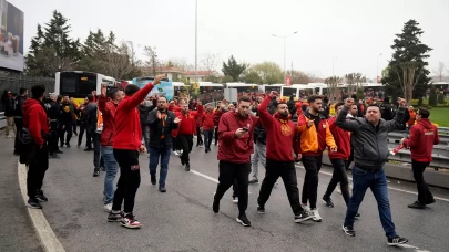 Galatasaray taraftarları Kadıköy’de