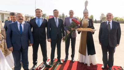 TBMM Başkanı Kurtulmuş, Bişkek'te