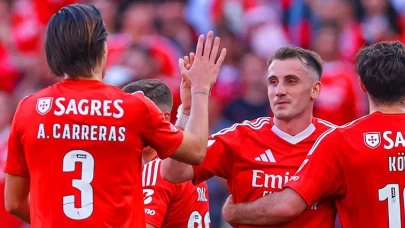 Benfica'dan 6 gollü galibiyet
