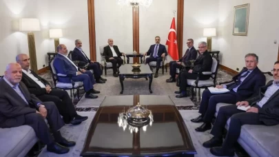 Dışişleri Bakanı Fidan, Hamas heyetiyle görüştü