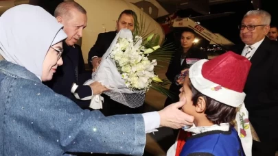 Cumhurbaşkanı Erdoğan ve eşi Emine Erdoğan Antalya'da