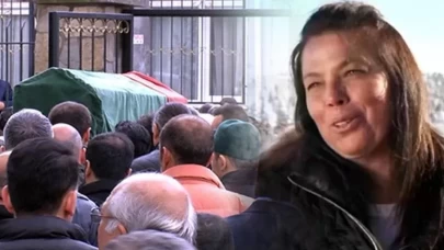 Otel yangınından acı haber! Baba-oğulun ardından ölen anne toprağa verildi