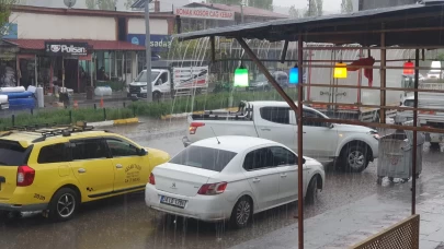 Ardahan'da kar, Erzurum'da sağanak etkili oldu