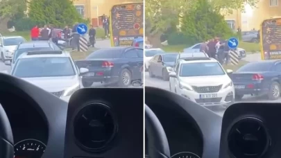 Sürücüler sokağı boks ringine çevirdi