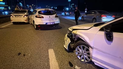 Kocaeli'de zincirleme kaza: 3 yaralı