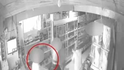 Batman'da marketteki silahlı kavga kamerada