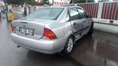 Çorum’da 14 yaşındaki ehliyetsiz sürücü kaza yaptı