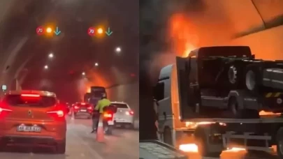 Sabiha Gökçen Havalimanı Tüneli'nde yangın paniği!