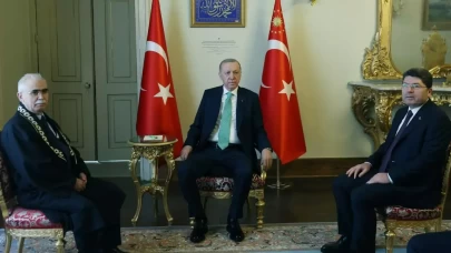 Cumhurbaşkanı Erdoğan, AYM Başkanı Özkaya'yı kabul etti