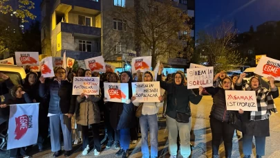 Çatalca'da öldürülen Sinem Çeşim için Kartal’da yürüyüş düzenlendi