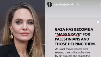 Angelina Jolie'den Gazze paylaşımı: 'Toplu mezar' oldu