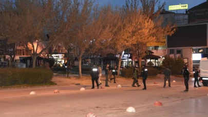 Karaman'da bulunan şüpheli çanta patlatıldı