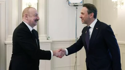 Bakan Bayraktar, Azerbaycan Cumhurbaşkanı Aliyev ile görüştü