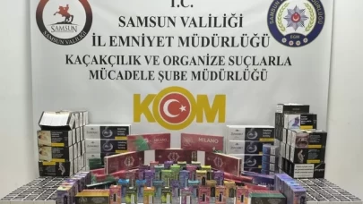 Samsun'da 11 bin makaron ele geçirildi, 3 zanlı gözaltında