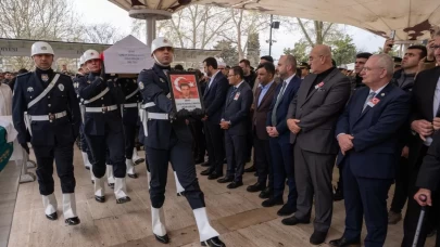 Şehit olan bekçi Gölçek son yolculuğuna uğurlandı