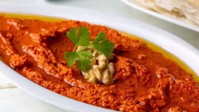 Köz biber ve cevizle hazırlanan nefis muhammara tarifi