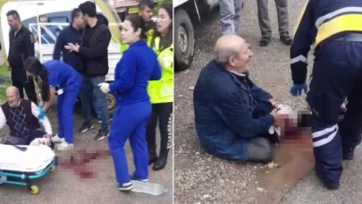 Trafik kazası kanlı bitti: Motosikletli sürücü dehşet saçtı