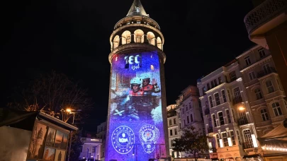 Türk Polis Teşkilatının 180. kuruluş yıl dönümü etkinliği Galata Kulesi'nde yapıldı