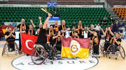Galatasaray tekerlekli sandalye basketbolda Avrupa şampiyonu!