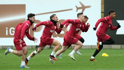 Galatasaray, Samsunspor maçı hazırlıklarına devam ediyor