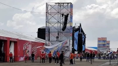 KKTC’de düzenlenen TEKNOFEST’te demir platform devrildi: 3 yaralı