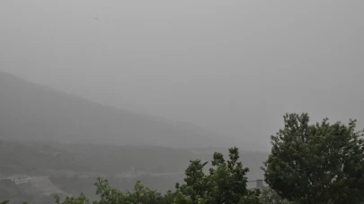 Hakkari'de toz taşınımı ve rüzgar etkili oldu