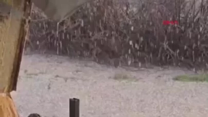 Kayseri'de sağanak ve dolu, tarım alanlarına zarar verdi