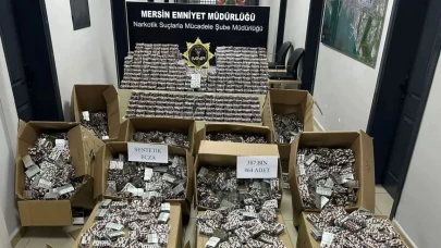 Durdurulan araçta 387 bin uyuşturucu hap ele geçirildi!