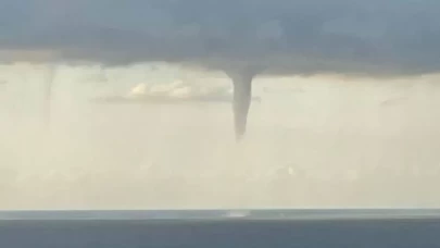 Şili'de korkutan hortum!