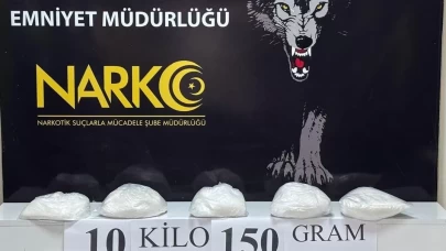 Adana'da tırda 10 kilo metamfetamin ele geçirildi