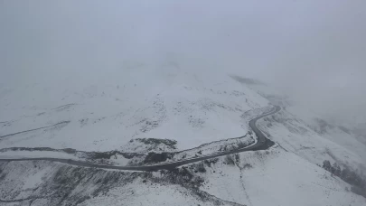 Artvin'in yüksek kesimlerinde kar etkili oldu