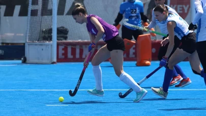 Kırıkkale GSK, Kadınlar Hokey Süper Ligi'nde üçüncü oldu