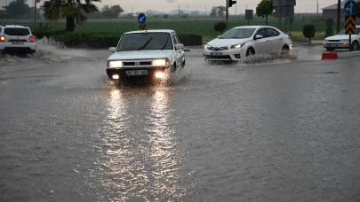 Osmaniye'de sağanak hayatı olumsuz etkiledi