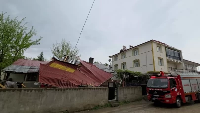 Elazığ'da fırtına hayatı olumsuz etkiledi